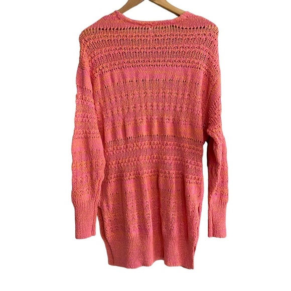 Free People hot tropics paloma combo knit V-neck pullover sweater - Picture 4 of 6